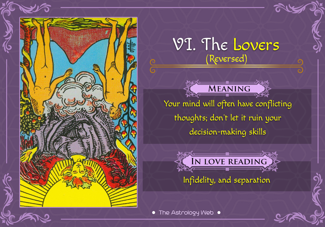 The Lovers Tarot Meaning In Upright Reversed Love Other Readings 