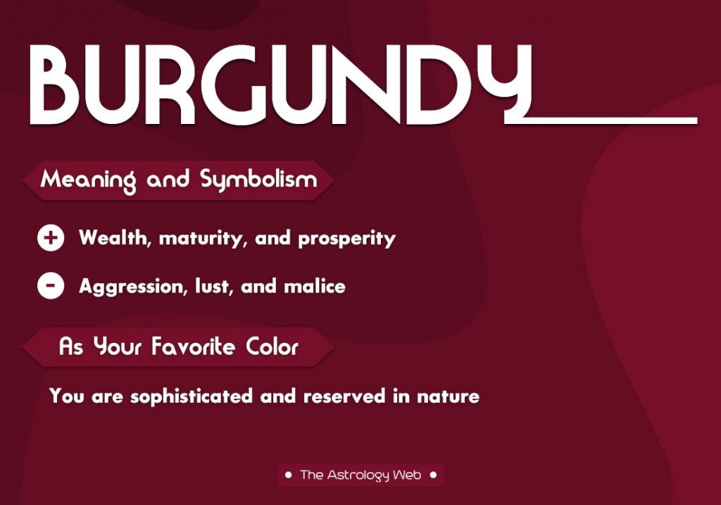 Burgundy Color Meaning And Symbolism The Astrology Web